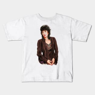 Holly Dunn - An illustration by Paul Cemmick Kids T-Shirt